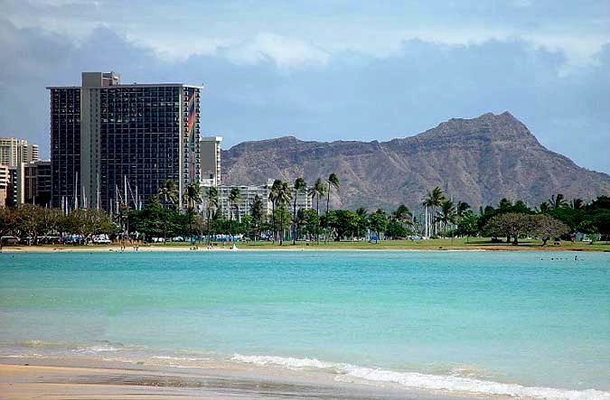 Diamond Head - Waikiki beach Diamond Head