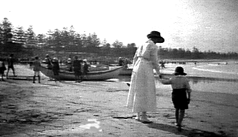  Enjoying the beach in the early 1900's