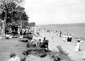 San Souci Beach in 1890
