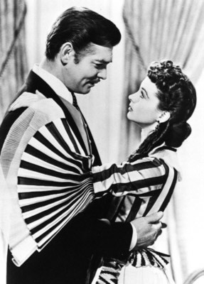 Clark Gable & Vivien Leigh in 'Gone With the Wind.'