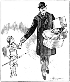 The Burt Thomas cartoon that inspired Brady.