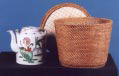 Teapot and basket used by Fong family of Inverell and Tingha, 1930s. (Wing Hing Long Museum, Tingha)