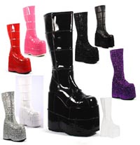 Goth High level platform boots from Dark Kitten