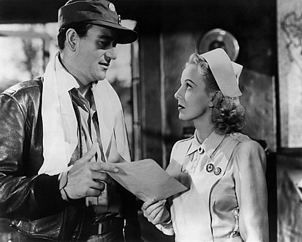 JOHN WAYNE with ANNA LEE in"Flying Tigers"(1942)