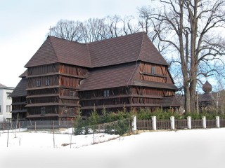 Evangelical ´Articled ´Wooden Church at Hronsek (Monuments Board of the SR Archives, photo by Peter Fratr