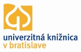 University Library in Bratislava - logo University Library in Bratislava - logo