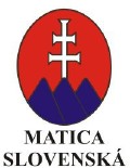 Matica slovensk&aacute; - logo