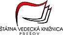 State Scientific Library in Pre&scaron;ov - logo