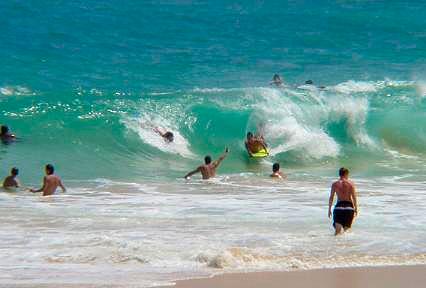 [Sandy's Dangerous Shorebreak]