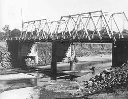 Former Cashs Crossing Bridge, opened 1934.