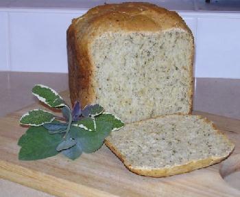 Sage-and-onion bread - sliced