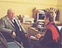 Janis Wilton interviewing Les Daniels, Deniliquin 1998