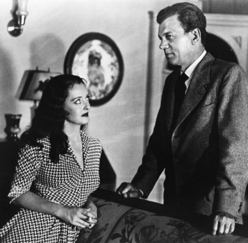Steiner composed for 19 Bette Davis dramas, including this one, "Beyond the Forest." That's Bette with Joseph Cotten.