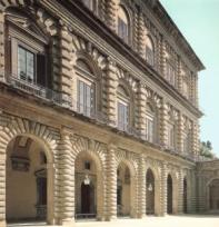 Pitti palace - detail of front facade