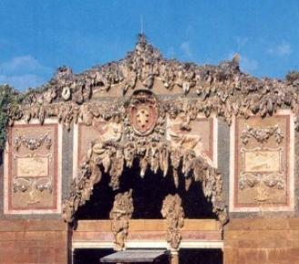 facade of Buontalenti's Grotto