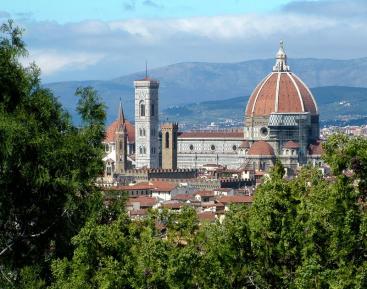 View of the Sta. Maria de Fiore and the Campanile