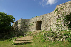 Rear gate of first enclosure