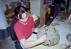 A reconstruction of a ceramic vessel